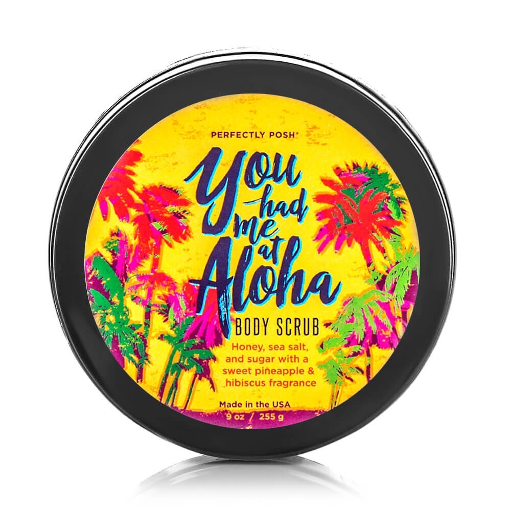 New You had me at aloha body scrub